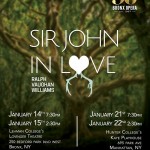 Sir John in Love - Bronx Opera - January 14-15 and 21-22, 2017 - featuring Caroline Tye